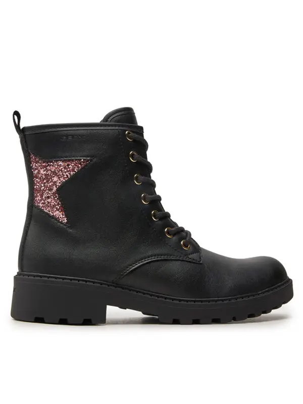 Geox Geox Zimske čizme Jr Casey J9420G 0BCEW C9B8W S Crna