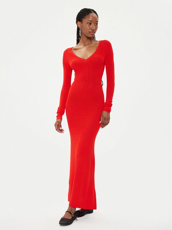Gestuz Gestuz Džemper haljina 10908347 Crvena Slim Fit