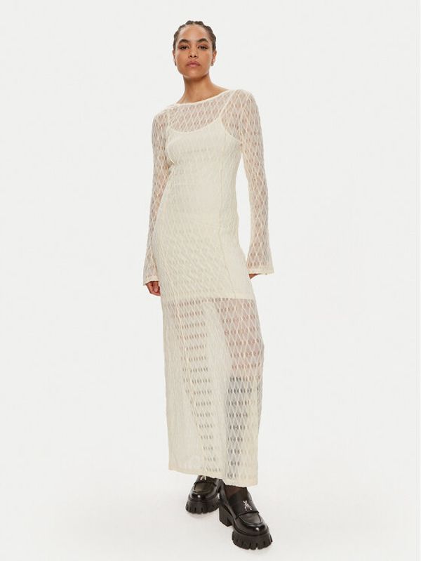 Gestuz Gestuz Džemper haljina Lica 10909129 Écru Loose Fit