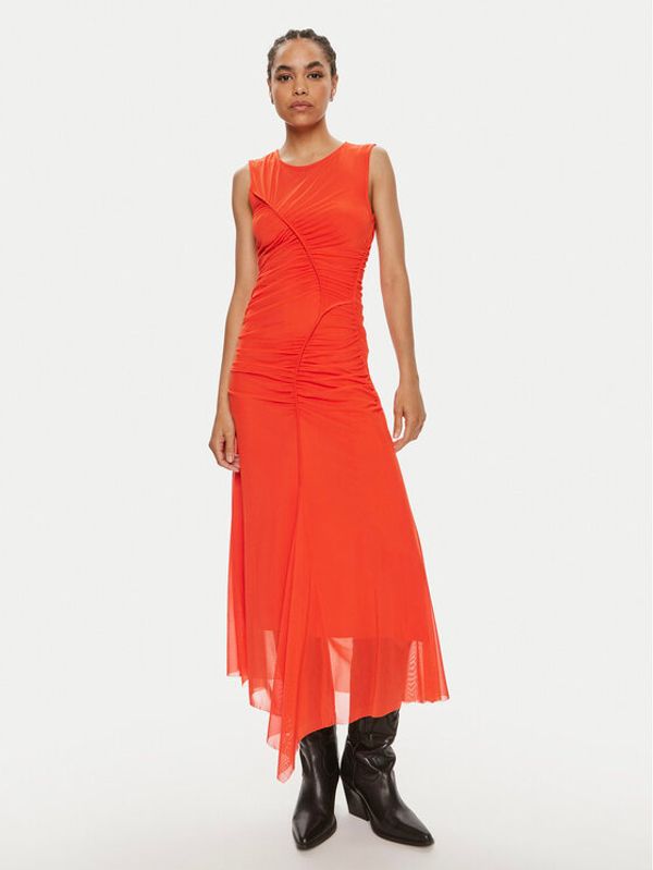 Gestuz Gestuz Haljina za svaki dan Messi 10909133 Narančasta Slim Fit