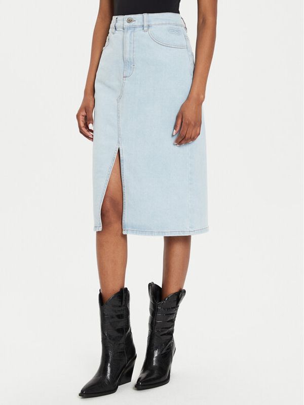 Gestuz Gestuz Jeans suknja Denia 10909237 Plava Regular Fit