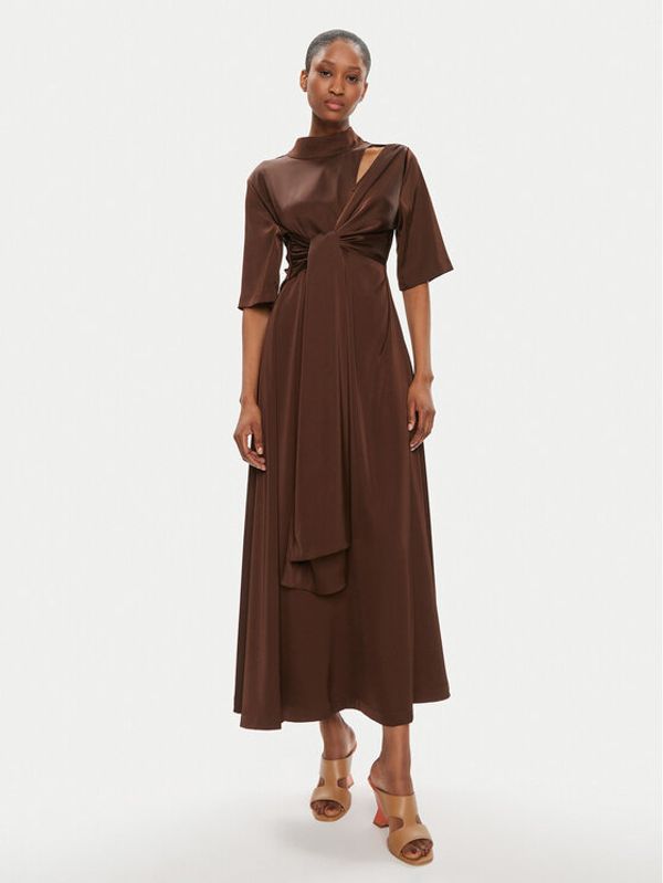 Gestuz Gestuz Koktel haljina Harper 10908920 Smeđa Regular Fit