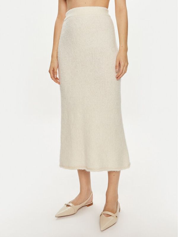 Gestuz Gestuz Midi suknja 10908423 Écru Regular Fit