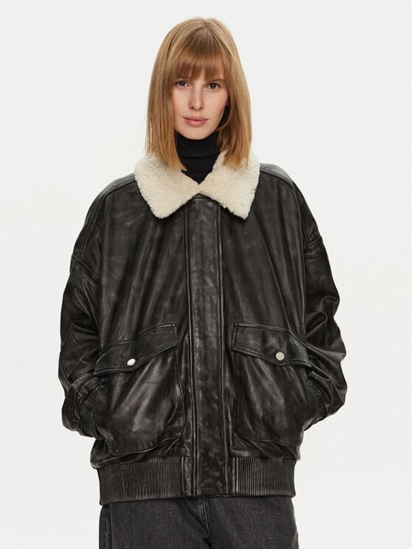 Gestuz Gestuz Prijelazna jakna Almana 10909667 Crna Oversize