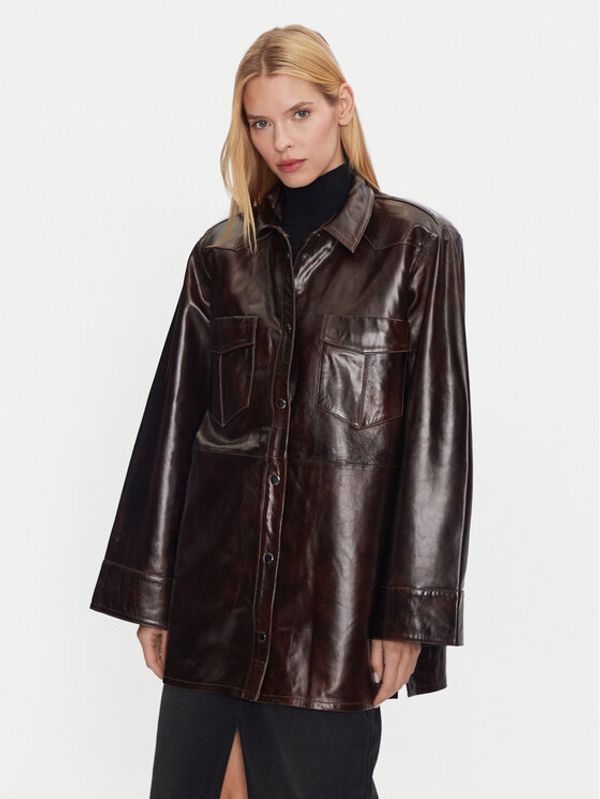 Gestuz Gestuz Prijelazna jakna Lonie 10909468 Smeđa Loose Fit