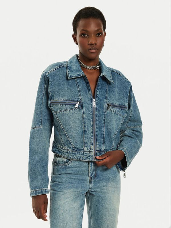 Gestuz Gestuz Traper jakna Katha 10909478 Plava Straight Fit