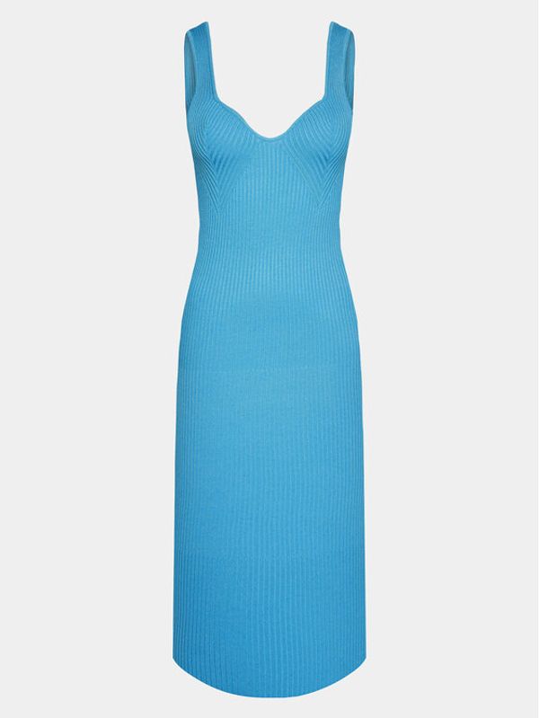 Gina Tricot Gina Tricot Džemper haljina 19485 Plava Slim Fit