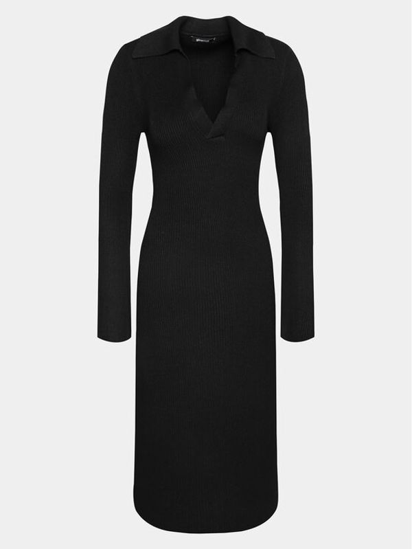 Gina Tricot Gina Tricot Džemper haljina 20110 Crna Regular Fit