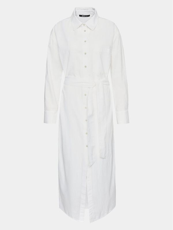 Gina Tricot Gina Tricot Haljina košulja 20643 Bijela Regular Fit