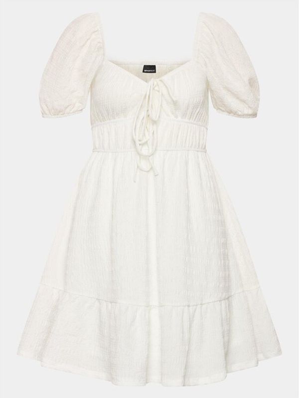 Gina Tricot Gina Tricot Haljina za svaki dan 19531 Bijela Regular Fit