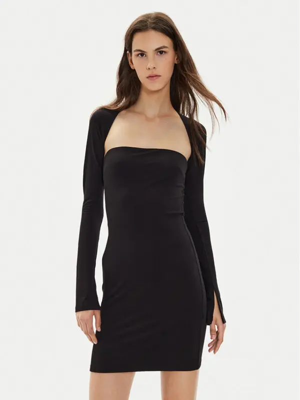 Gina Tricot Gina Tricot Haljina za svaki dan 23511 Crna Slim Fit