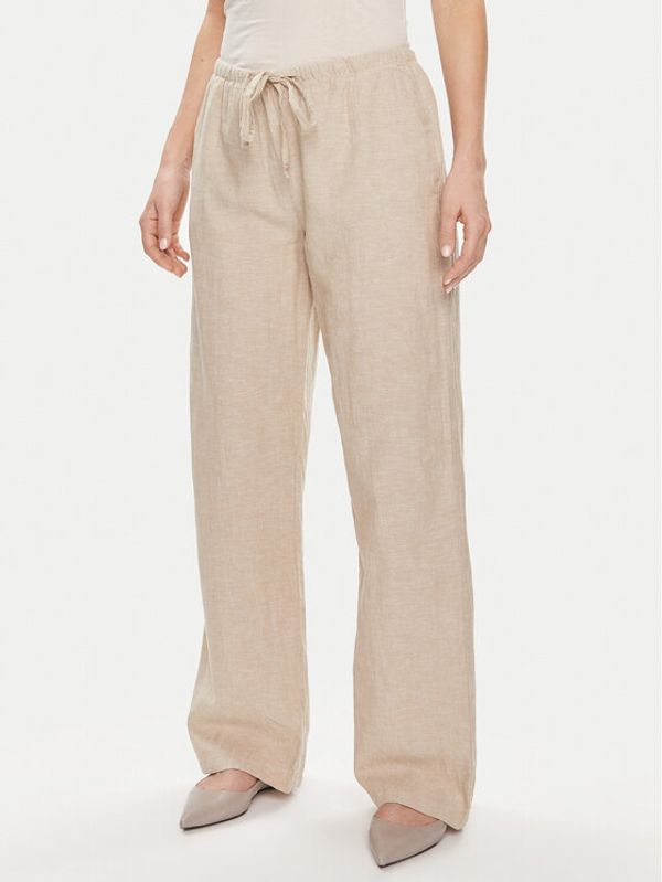 Gina Tricot Gina Tricot Hlače 19210 Bež Regular Fit