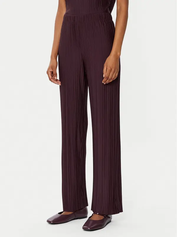 Gina Tricot Gina Tricot Hlače 23460 Tamnocrvena Regular Fit