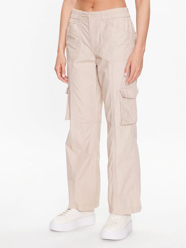 Gina Tricot Gina Tricot Hlače Cargo trousers 19671 Bež Regular Fit