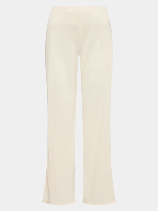 Gina Tricot Gina Tricot Hlače Wide slit trousers 19421 Bež Regular Fit
