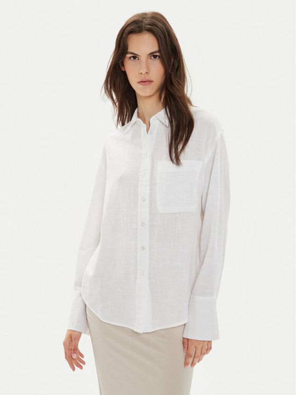 Gina Tricot Gina Tricot Košulja 22624 Bijela Loose Fit