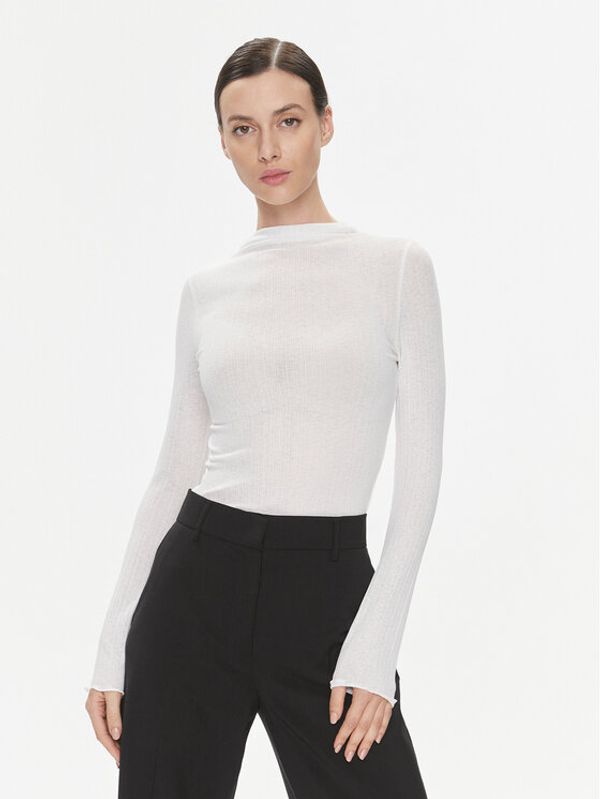 Gina Tricot Gina Tricot Majica 22251 Bijela Slim Fit