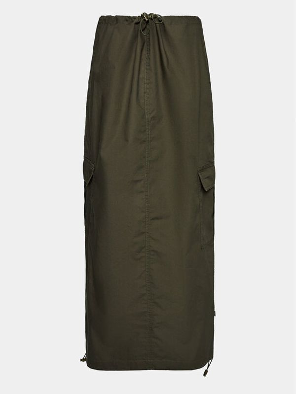 Gina Tricot Gina Tricot Midi suknja 20366 Zelena Regular Fit