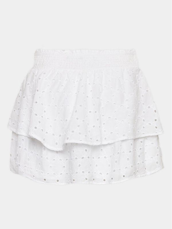 Gina Tricot Gina Tricot Suknja Broderie anglaise skirt 19925 Bijela Regular Fit