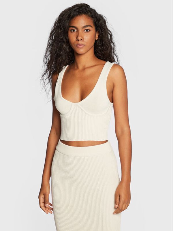 Gina Tricot Gina Tricot Top Rita 17566 Bež Slim Fit