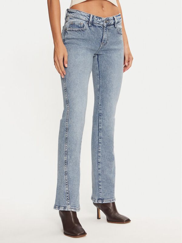 Gina Tricot Gina Tricot Traperice 22839 Plava Flare Fit