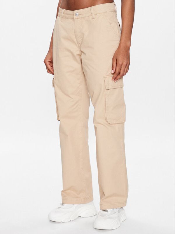 Gina Tricot Gina Tricot Traperice Cargo 18418 Bež Regular Fit