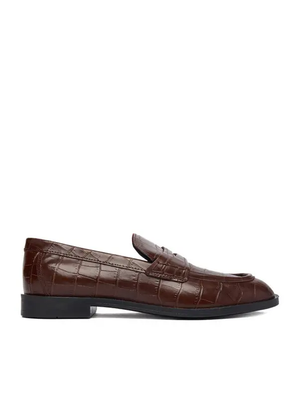 gino rossi Gino Rossi Loaferice EO-MANU-25550PE Smeđa