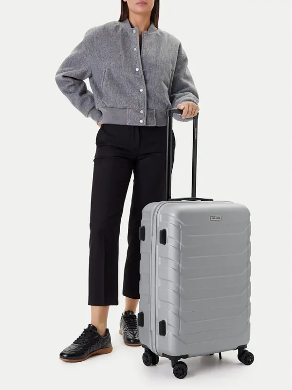 gino rossi GINO ROSSI Srednji kofer GIN-M-003-05-SILVER Srebrna