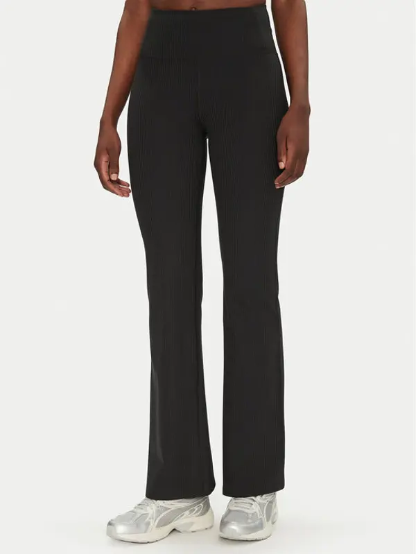 Girlfriend Collective Girlfriend Collective Leggings Rib Flare 4038RIB Crna Slim Fit