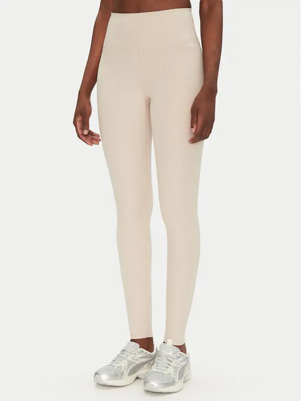 Girlfriend Collective Girlfriend Collective Leggings Rib High-Rise 4034 Bež Slim Fit