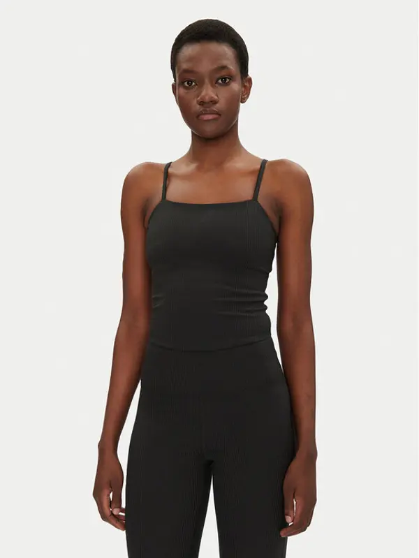 Girlfriend Collective Girlfriend Collective Top Rib Cami 1037 Crna Slim Fit