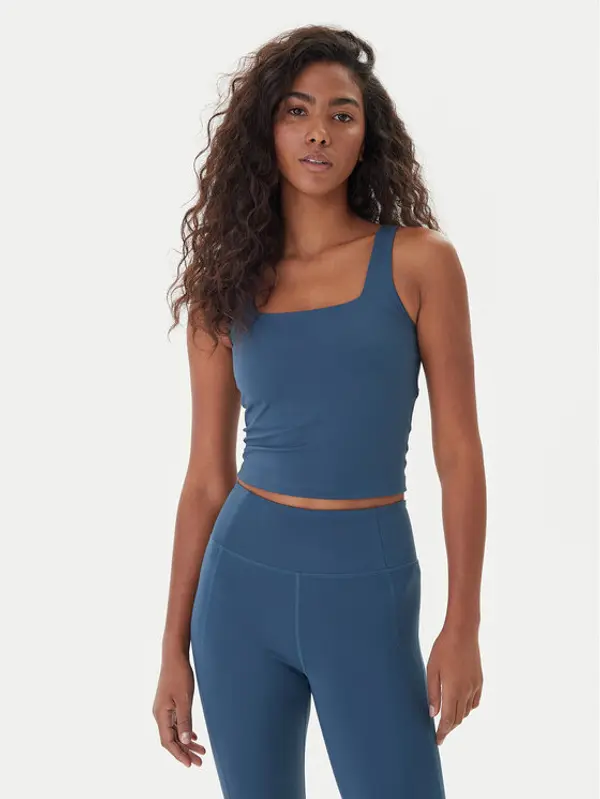 Girlfriend Collective Girlfriend Collective Top Tommy 1045 Tamnoplava Slim Fit