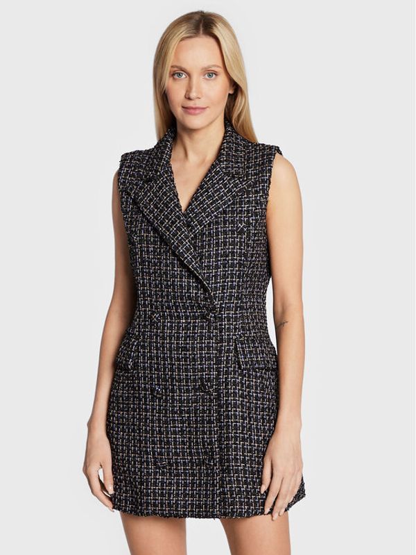 Glamorous Glamorous Džemper haljina CK6798 Crna Regular Fit