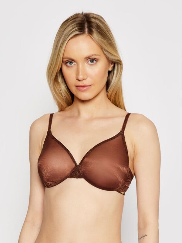 Gossard Gossard Grudnjak sa žicom Glossies Sheer Moulded 6271 Smeđa