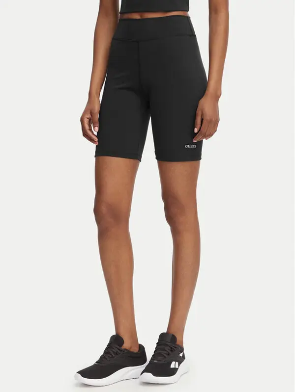 Guess Guess Biciklističke hlače V6GD12 K3058 Crna Slim Fit