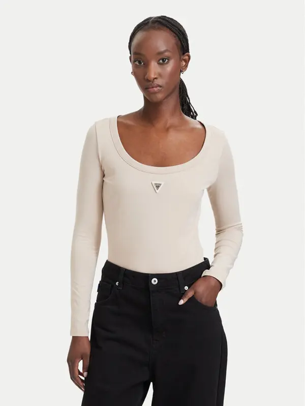 Guess Guess Bodi V4YP07 J1314 Bež Slim Fit