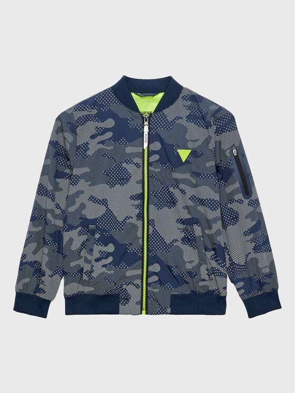 Guess Guess Bomber L3RL11 WF3M0 Tamnoplava Regular Fit