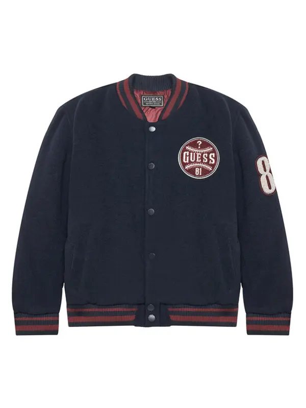 Guess Guess Bomber L5YL06 WHE70 Tamnoplava Regular Fit
