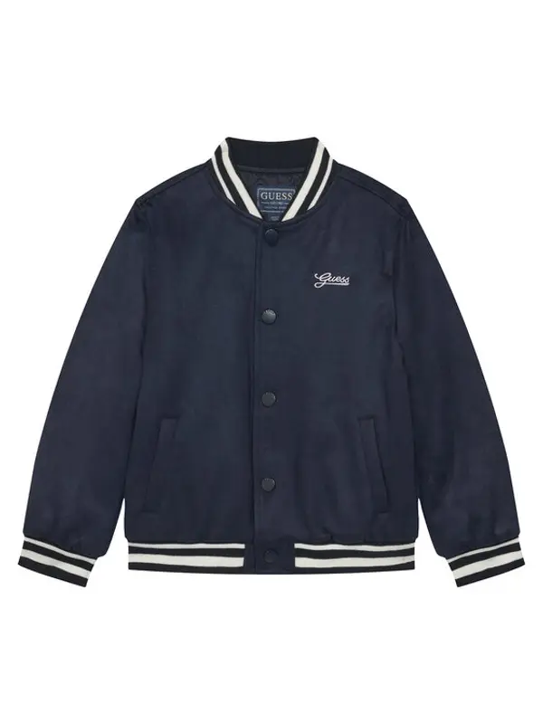 Guess Guess Bomber L6RL01 WG970 Tamnoplava Regular Fit