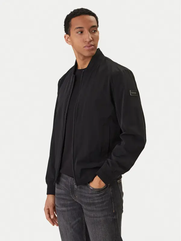 Guess Guess Bomber M6RL09 WJ362 Crna Regular Fit