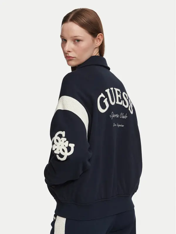 Guess Guess Bomber V6YL07 K4293 Tamnoplava Regular Fit