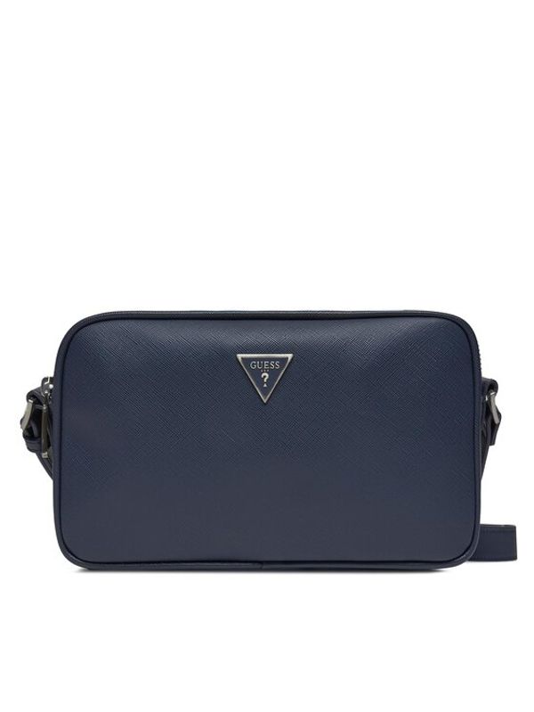 Guess Guess Crossover torbica Certosa Saffiano Eco Mini Bags HMECSA P3329 Tamnoplava