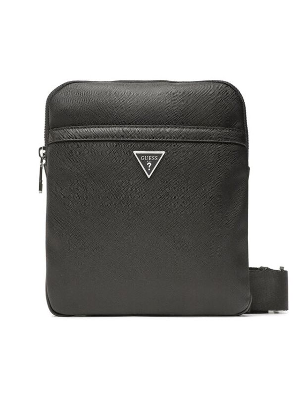 Guess Guess Crossover torbica Certosa Saffiano Smart HMECSA P3123 Crna