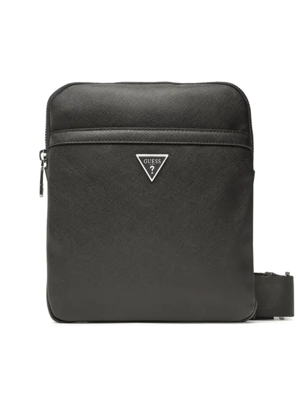 Guess Guess Crossover torbica Certosa Saffiano Smart HMECSA P3123 Crna