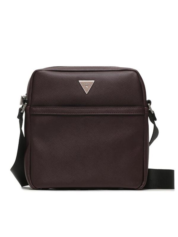 Guess Guess Crossover torbica Certosa Saffiano Smart Mini Bags HMECSA P3158 Tamnocrvena