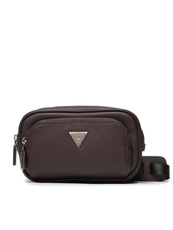 Guess Guess Crossover torbica Certosa Saffiano Smart Mini Bags HMECSA P3307 Tamnocrvena