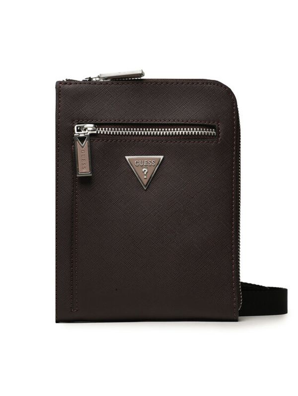 Guess Guess Crossover torbica Certosa Saffiano Smart Mini Bags HMECSA P3323 Tamnocrvena