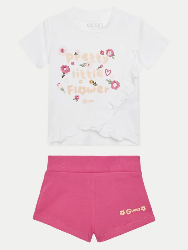 Guess Guess Dječji set A5GG07 K6YW4 Bijela Regular Fit