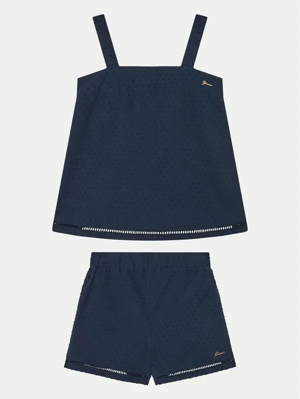 Guess Guess Dječji set J5GG00 WH6M4 Tamnoplava Regular Fit