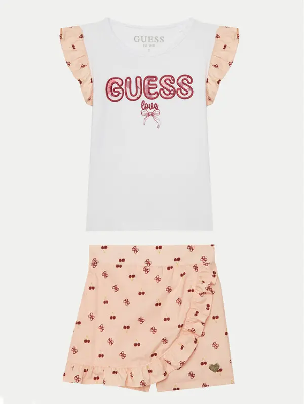 Guess Guess Dječji set K5GG00 K6YW4 Bijela Regular Fit